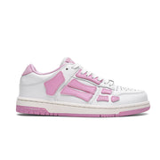 White and Pink Spade A Low-Top Sneakers MFS003-109