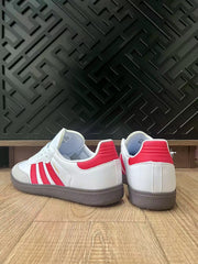 adidas Samba Sneakers White Pink Gum Sole
