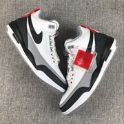 Jordan Air Jordan 3 White Grey Black Red Sneakers