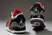 Jordan Air Jordan 3 Black Grey Red High-Top Sneakers