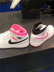Jordan 1 Valentine High-Top Sneakers White and Pink