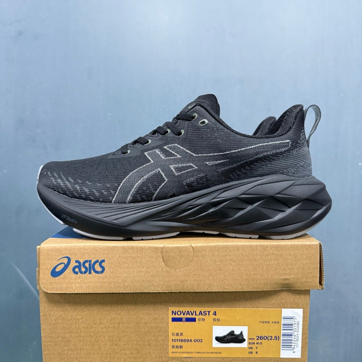 ASICS NOVABLAST 4 Graphite Black Running Shoes