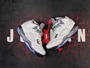 Jordan Air Jordan 5 White Cement High-Top Sneakers