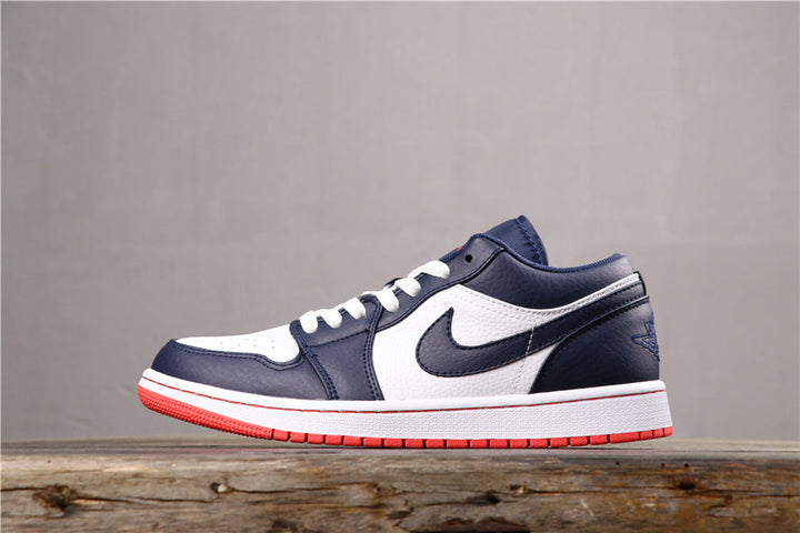 Air Jordan 1 Low Midnight Blue Sneakers 553558-481