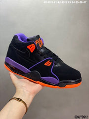 Nike Air Flight 89 Raptors Black Purple Orange Sneakers