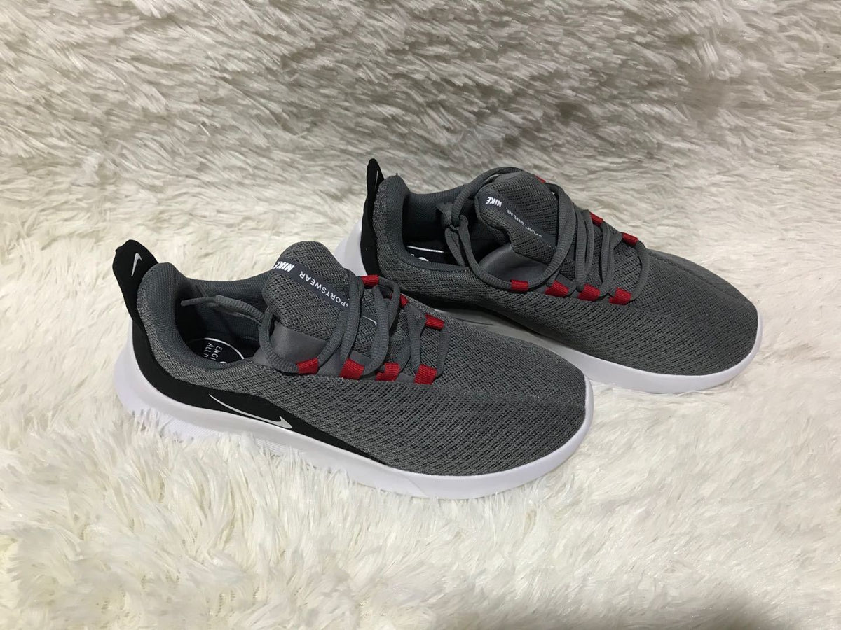 Nike Lunar 5 Sneakers in Gray, White and Red
