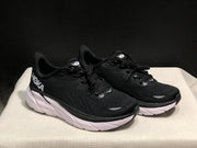 HOKA Clifton 8 Running Shoes, Black and White