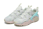Nike Air Huarache Light Grey Pink Aqua Sneakers