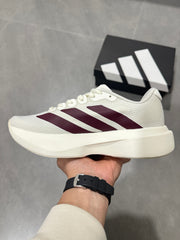 Adidas Lightstrike Pro Running Shoes in White and Burgundy