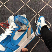 Air Jordan 1 High Off-White University Blue Sneakers