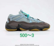 Adidas Yeezy 500 FV2238 Sneakers, Blue and Brown