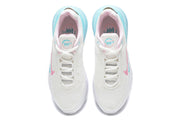 Nike Air Max 270 White and Aqua Pink Sneakers