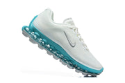 Nike Air Max White and Teal Sneakers