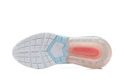 Nike Air Max 270 White and Aqua Pink Sneakers