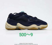 Adidas Yeezy 500 Low Top Sneakers Navy and Cream FW7019