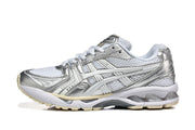 ASICS Gel-Kayano 14 Sneakers in White and Silver