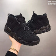 Nike Air More Uptempo High-Top Sneakers, Black