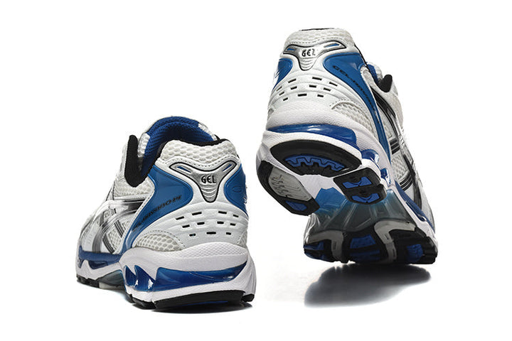 ASICS GEL White and Blue Running Sneakers