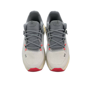 On Running Cloudmonster 2 Sneakers in Light Gray and Red