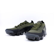 Nike Air VaporMax Flyknit Sneakers, Olive Black, 942842-0089
