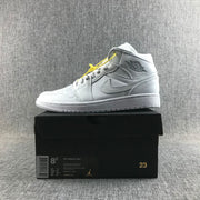 Air Jordan 1 Mid White Sneakers