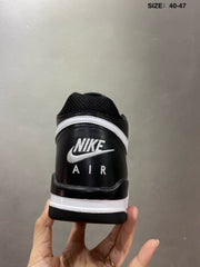 Nike Air Flight 89 Black and White Sneakers