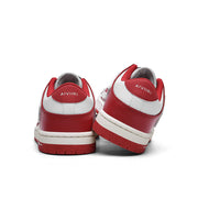 AIVIIRI Red and White Low-Top Sneakers MFS003-324