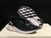 HOKA Clifton 8 Running Shoes, Black and White