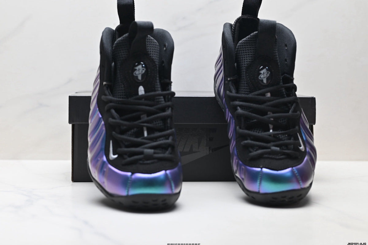 Nike Air Foamposite One Penny Hardaway Sneakers Black Blue Purple