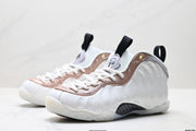 Nike Air Foamposite Penny Hardaway White and Rose High-Top Sneakers