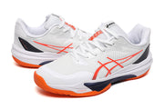 ASICS GEL-RESOLUTION X White Orange Tennis Shoes