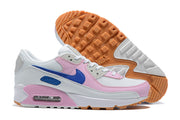 Nike Air Max 90 Sneakers White Pink Blue DX3316-100