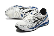 ASICS GEL White and Blue Running Sneakers