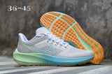 Nike Road Running Shoes in Gray, Mint Green and Orange