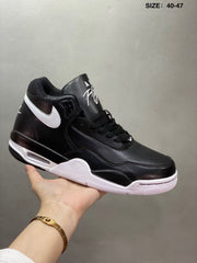 Nike Air Flight 89 Black and White Sneakers