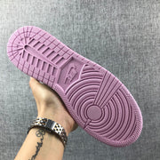 Air Jordan 1 Retro High OG White Purple Sneakers