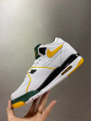 Nike Air Flight 89 Seattle White Green Yellow Sneakers