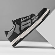 AIVIIRI Black and Gray Low-Top Sneakers