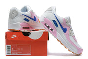 Nike Air Max 90 Sneakers White Pink Blue DX3316-100