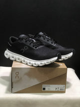 On Cloud 6 Push Sneakers, Black and White