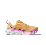 HOKA Bondi 8 Running Sneakers in Orange, Blue and Purple