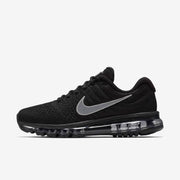 Nike Air Max 2017 Black Silver Running Sneakers 849559-001