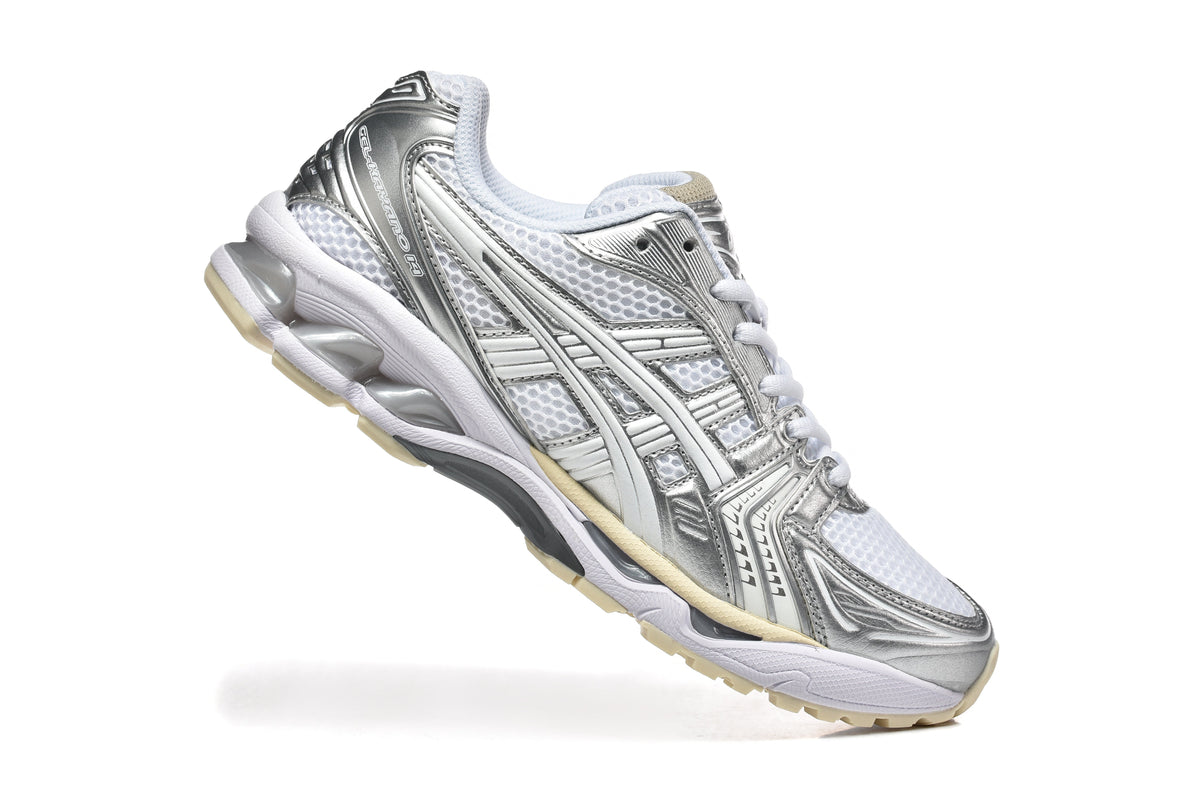 ASICS Gel-Kayano 14 Sneakers in White and Silver