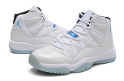 Jordan Air Jordan 11 Retro High-Top Sneakers in White and Blue