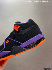 Nike Air Flight 89 Raptors Black Purple Orange Sneakers