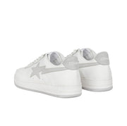BAPE STA Low Sneakers in White and Grey