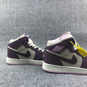 Air Jordan 1 Retro High OG White Purple Sneakers