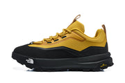 The North Face Yellow and Black Low-Top Trail Sneakers