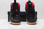 Nike Air Foamposite One Black Red Gum Sneakers