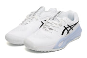 ASICS White and Black Court Sneakers